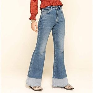 Lee High Rise Flare Jeans 32 Vintage Modern bell bottom NWT canyon fade stretchy